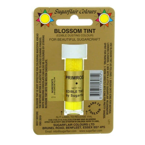 Sugarflair Blossom Tint Dusting Colour - Primrose 7ml