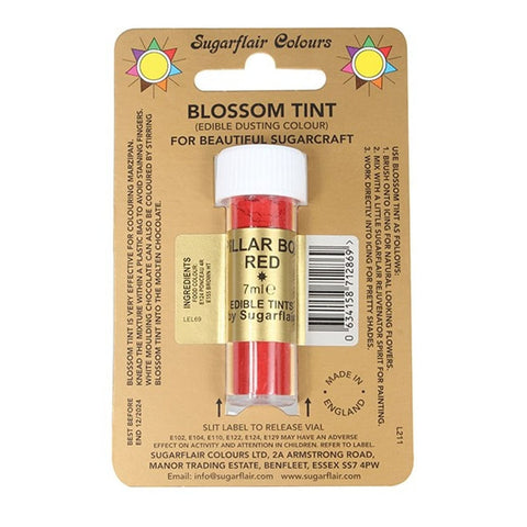 Sugarflair Blossom Tint Dusting Colour - Red 7ml