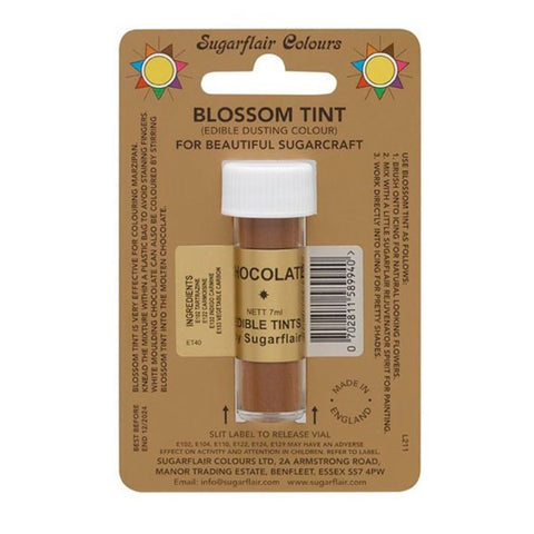 Sugarflair Blossom Tint Dusting Colour - Chocolate 7ml