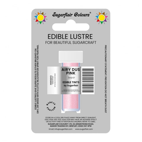 Sugarflair Edible Lustre - Fairy Pink 2g