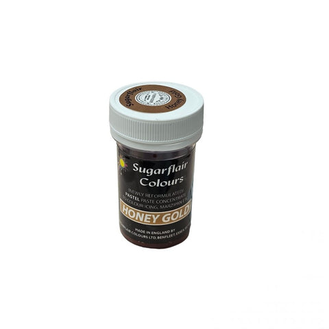 Sugarflair Pastel Paste Colour - Honey Gold 25g