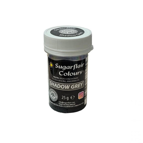 Sugarflair Pastel Paste Colour - Shadow Grey 25g