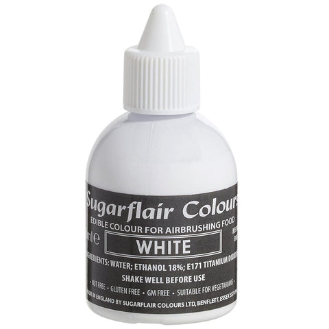 Sugarflair Airbrush Colour - White 60ml