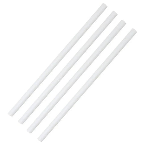 White Plastic Dowel 12" (10MM) Heavy Duty - Pack of 3