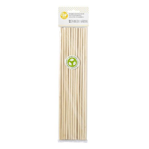 Wilton Bamboo Dowel Rods - Pack of 12