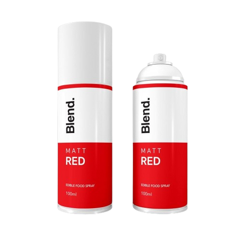 Blend. Matt Red Optimum Edible Food Colouring Spray-100ml