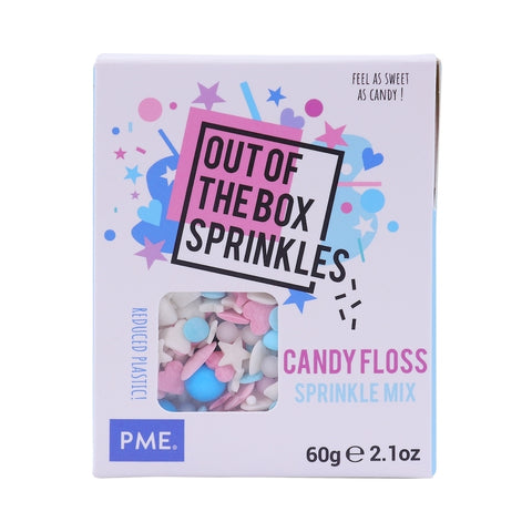 Out the Box Sprinkle Mix - Candy Floss (60g)