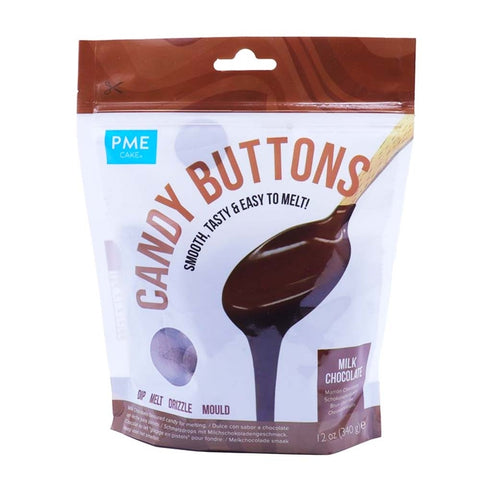 PME Candy Buttons - Milk Choc (12oz)