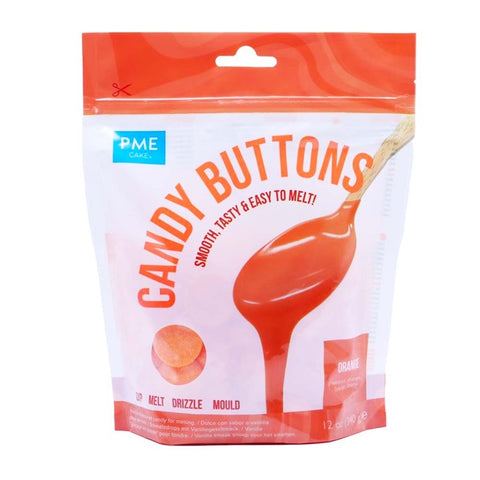 PME Candy Buttons - Orange (12oz)