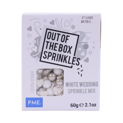Out the Box Sprinkle Mix - White Wedding (60g)