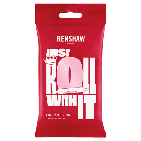 Renshaw Pink Ready to Roll Fondant Icing Sugarpaste 250g
