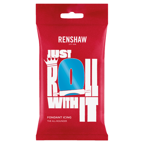 Renshaw Turquoise Ready to Roll Fondant Icing Sugarpaste 250g