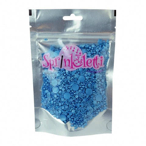 SPRINKLETTI Blue Edible Sprinkles 100g - SUGARSHACK