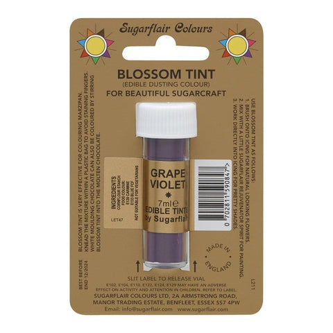 Sugarflair Blossom Tint Dusting Colour - Grape Violet 7ml ***