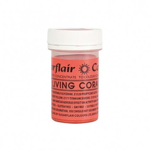 Sugarflair Spectral Paste Colour - Living Coral 25g - SUGARSHACK