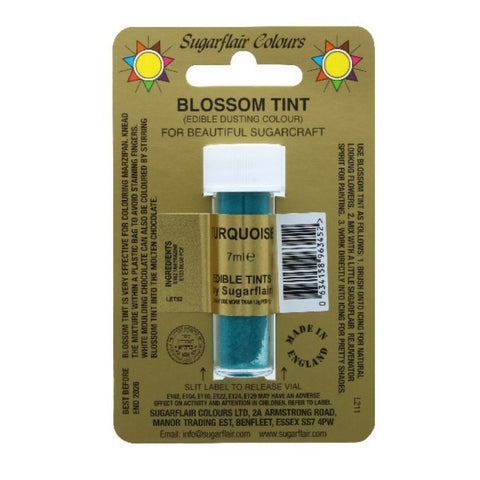 Sugarflair Blossom Tint Dusting Colour - Turquoise 7ml