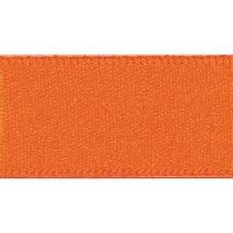 3mm x 30m Double Faced Poly Satin Ribbon Roll - Orange Delight