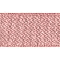 3mm x 30m Double Faced Poly Satin Ribbon Roll - Dusky Pink