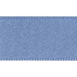 3mm x 30m Double Faced Poly Satin Ribbon Roll - Dusky Blue