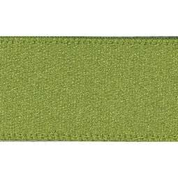 3mm x 30m Double Faced Poly Satin Ribbon Roll - Moss