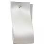 3mm x 30m Double Faced Poly Satin Ribbon Roll - Bridal White