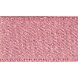 3mm x 30m Double Faced Poly Satin Ribbon Roll - Mauve