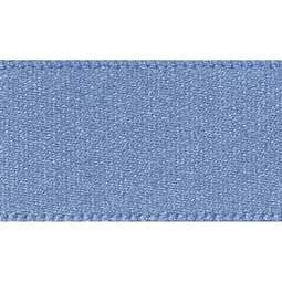 7mm x 20m Double Faced Poly Satin Ribbon Roll - Dusky Blue