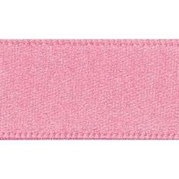 7mm x 20m Double Faced Poly Satin Ribbon Roll - Dark Rose