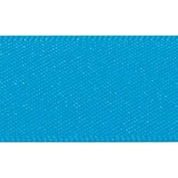 15mm x 20m Double Faced Poly Satin Ribbon Roll - Peacock