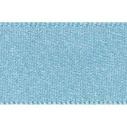 15mm x 20m Double Faced Poly Satin Ribbon Roll - Saxe