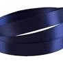 15mm x 20m Double Faced Poly Satin Ribbon Roll - Navy