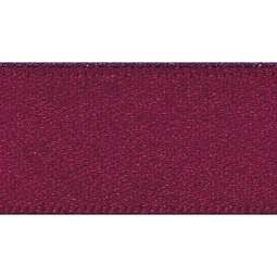 35mm x 20m Double Faced Poly Satin Ribbon Roll - Burgundy
