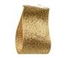 3mm x 30m Double Faced Poly Satin Ribbon Roll - Gold Lame