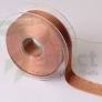 40mm x 20m Double Faced Poly Satin Ribbon Roll - Copper Lame