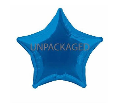 20in Royal Blue Star Foil Balloon