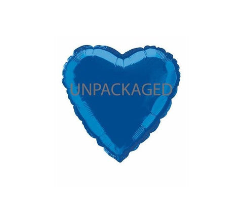 18in Royal Blue Heart Foil Balloon