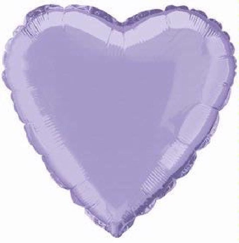 LAVENDAR HEART 18IN FOIL BALLOON