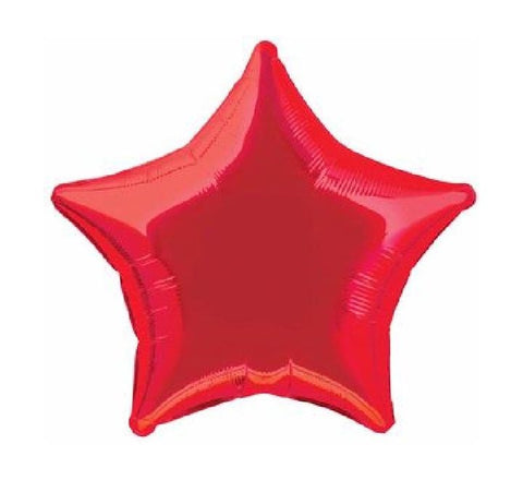 20in Red Star Foil Balloon