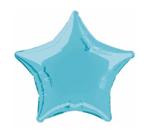 20in Baby Blue Star Foil Balloon
