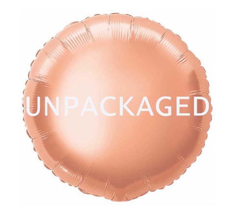 18in Rose Gold Round Foil Balloon