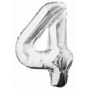 34" 4 Silver Balloon