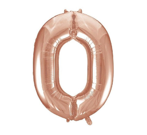 34" 0 Rose Gold Foil Balloon