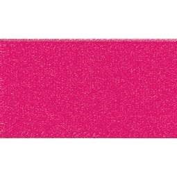15mm x 20m Double Faced Poly Satin Ribbon Roll - Shocking Pink Polka Dot