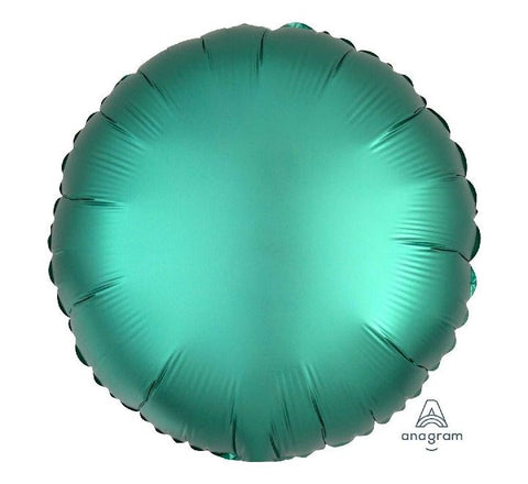 18in Jade Satin Luxe Circle Foil Balloon