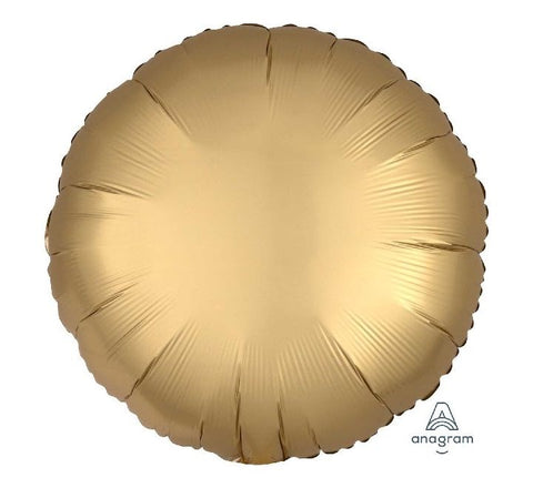 18in Gold Satin Luxe Circle Foil Balloon