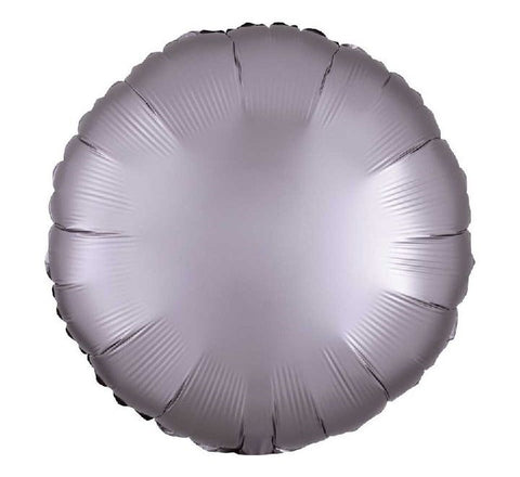 18in Greige Satin Luxe Circle Foil Balloon