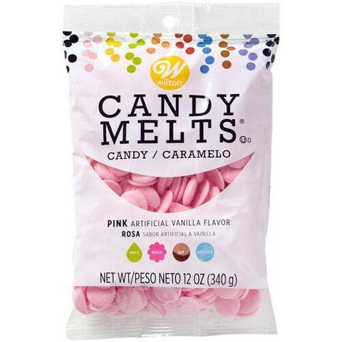 Wilton Pink Candy Melts 12oz B (1911-447)