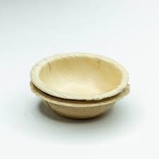 3" / 9cm  Round Palm Leaf Bowl (Pack of 25)