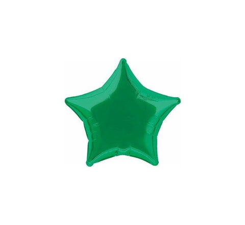 20in Emerald Green Star Foil Balloon