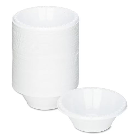 5oz Plastic Bowls - White x100